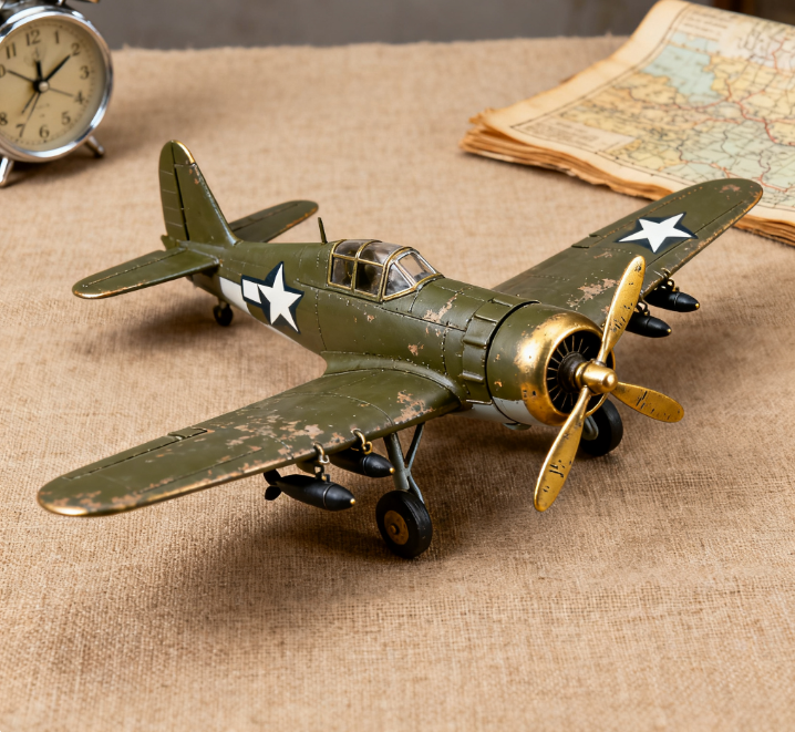 Flying through time: 1:48 scale vintage aircraft model replica