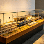 Custom Model Railroad Mountain Scene