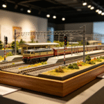 Model Railroad Scenery Model