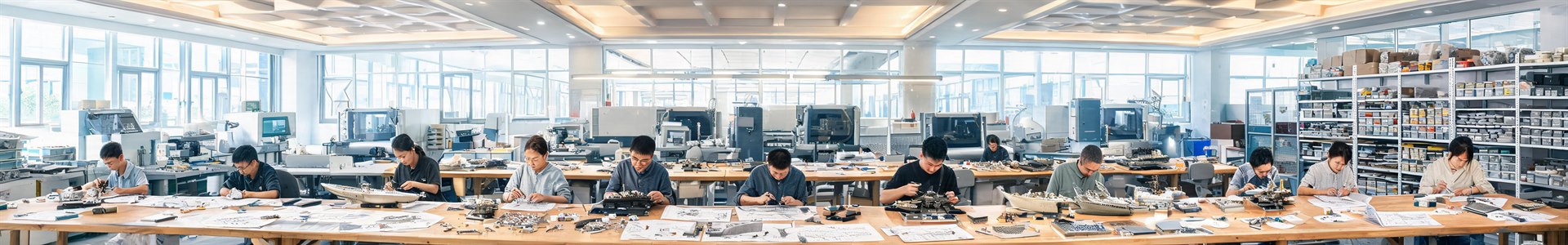 Model-making workshop of Try A Model factory in Dongguan, China